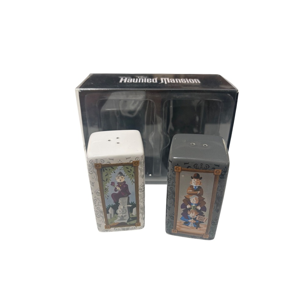 Disney Haunted Mansion Salt and Pepper Shakers Enesco Stretching Room